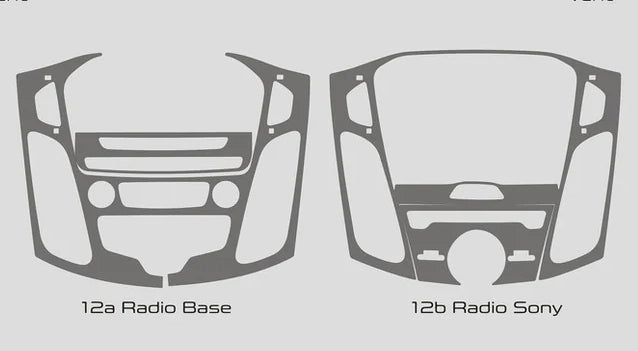 Load image into Gallery viewer, Ford Focus Hatchback (2015-2018) Carbon Fiber Full Set Trim - FSPE
