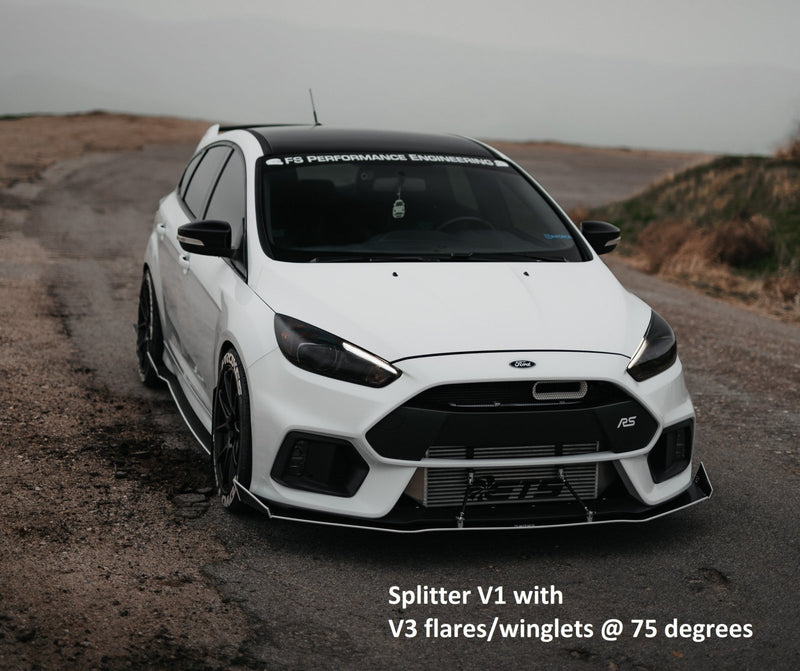 Load image into Gallery viewer, Ford Focus RS (2016-2018) Front Splitter V1 - FSPE
