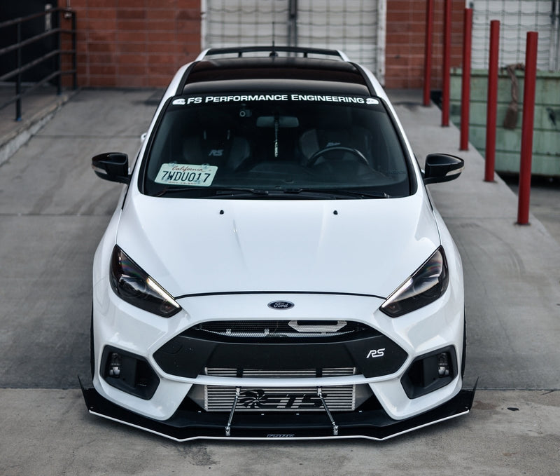 Load image into Gallery viewer, Ford Focus RS (2016-2018) PURE CARBON FIBER Front Splitter - FSPE