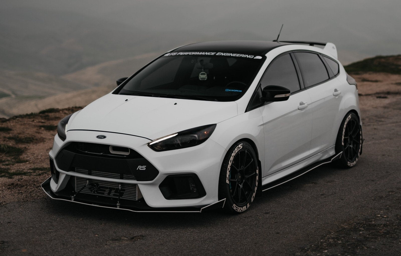 Ford Focus RS 2016 2018 Side Skirts V2