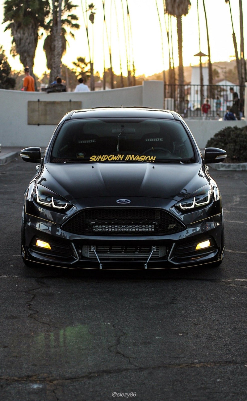 Load image into Gallery viewer, Ford Focus ST (2015-2018 Facelift) Front Splitter V1 - FSPE