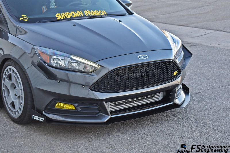 Load image into Gallery viewer, Ford Focus ST (2015-2018 Facelift) Front Splitter V1 - FSPE