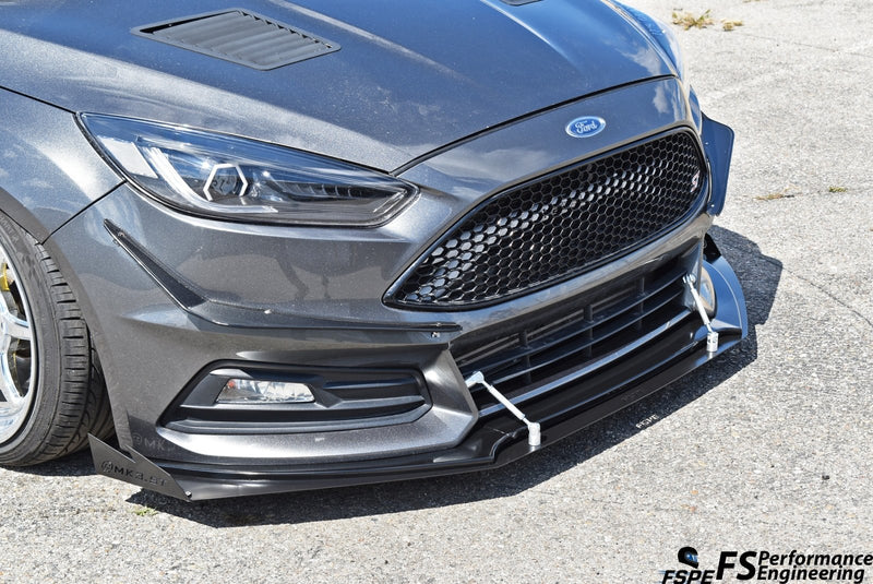 Load image into Gallery viewer, Ford Focus ST (2015-2018 Facelift) Front Splitter V2 - FSPE
