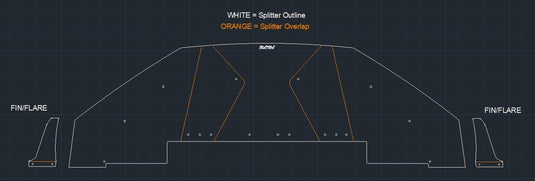 Ford Focus ST (2015-2018 Facelift) Front Splitter V3 - FSPE