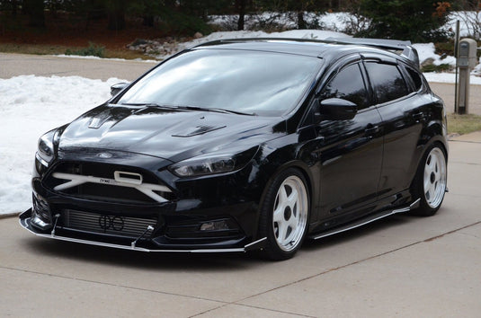 Ford Focus ST (2015-2018) Front Splitter V4 - 2 Layer - FSPE
