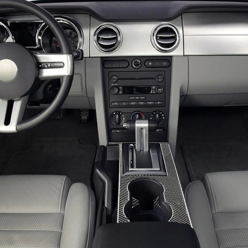 Load image into Gallery viewer, Ford Mustang (2005-2009) Carbon Fiber Full Center Console Trim - FSPE