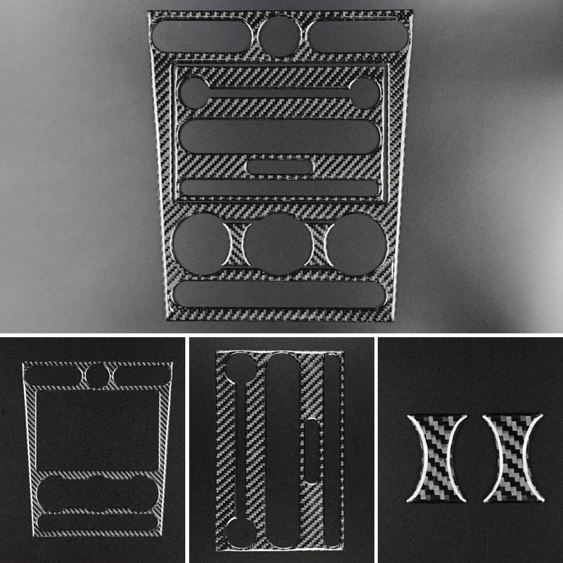 Load image into Gallery viewer, Ford Mustang (2005-2009) Carbon Fiber Full Multimedia Center Control Panel Kit - FSPE