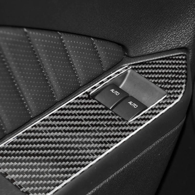 Load image into Gallery viewer, Ford Mustang (2005-2009) Carbon Fiber Window Control Switch Trim - FSPE