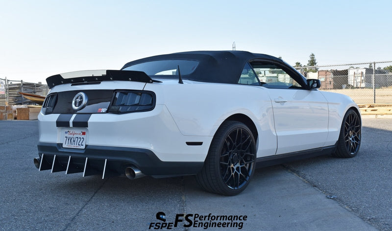 Load image into Gallery viewer, Ford Mustang (2010-2012) Rear Diffuser Fins (V6 Model) - FSPE
