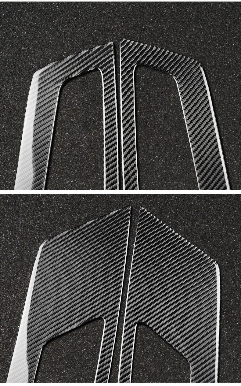 Load image into Gallery viewer, Ford Mustang (2010-2014) Carbon Fiber Front Door Panel Trim - FSPE