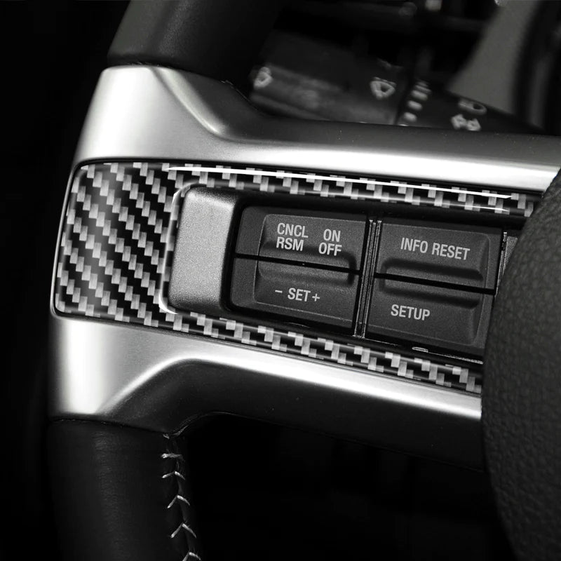 Load image into Gallery viewer, Ford Mustang (2010-2014) Carbon Fiber Steering Wheel Trim Kit - FSPE