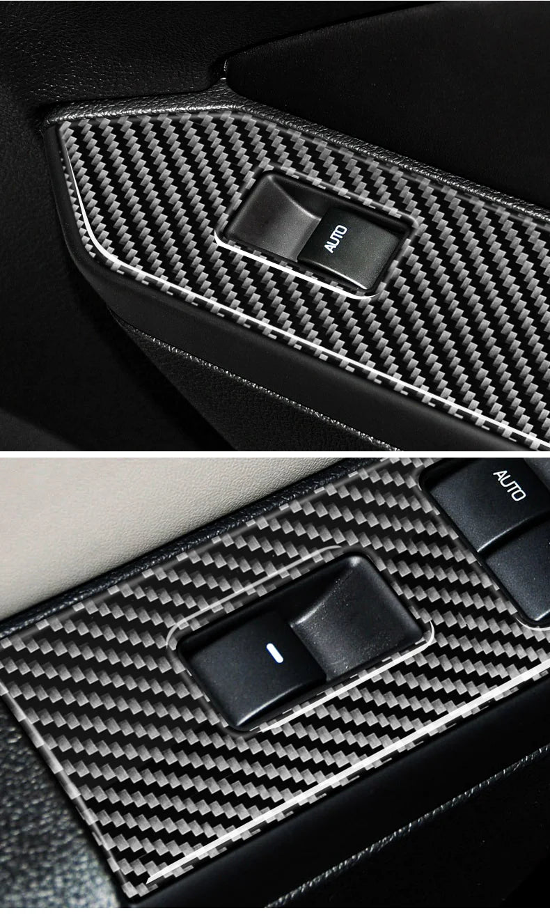Load image into Gallery viewer, Ford Mustang (2010-2014) Carbon Fiber Window Control Trim Kit - FSPE