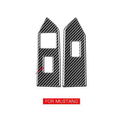 Load image into Gallery viewer, Ford Mustang (2010-2014) Carbon Fiber Window Control Trim Kit - FSPE