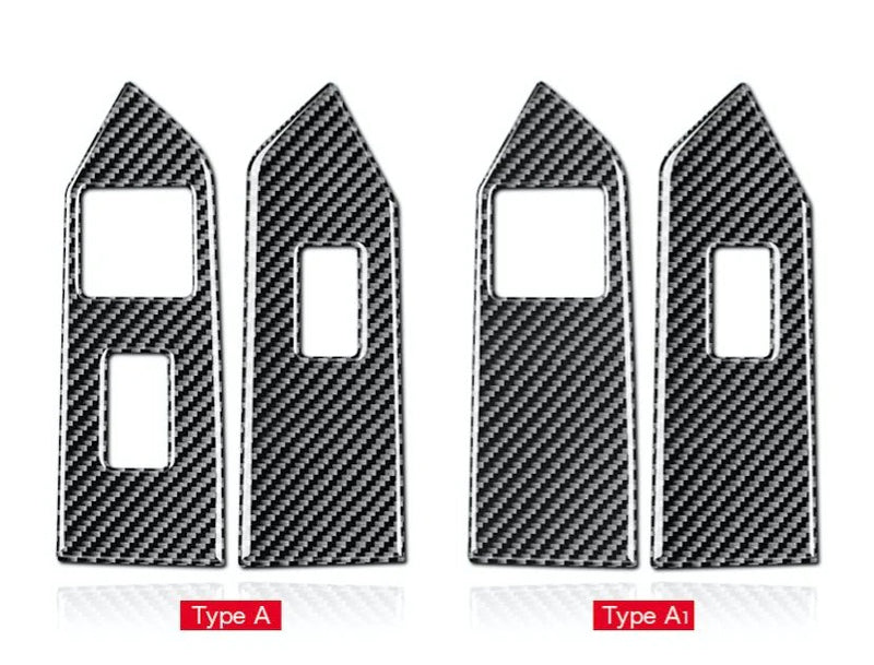 Load image into Gallery viewer, Ford Mustang (2010-2014) Carbon Fiber Window Control Trim Kit - FSPE