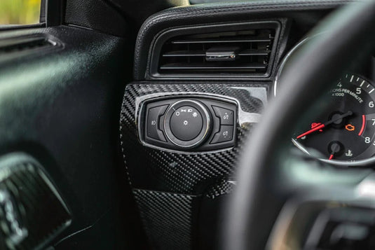 Ford Mustang (2015-2023) Carbon Fiber Full Dashboard Set Kit - FSPE