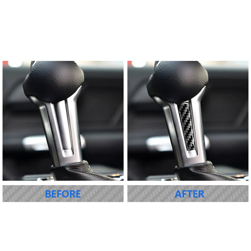 Load image into Gallery viewer, Ford Mustang (2015-2023) Carbon Fiber Gear Shift Knob Trim - FSPE