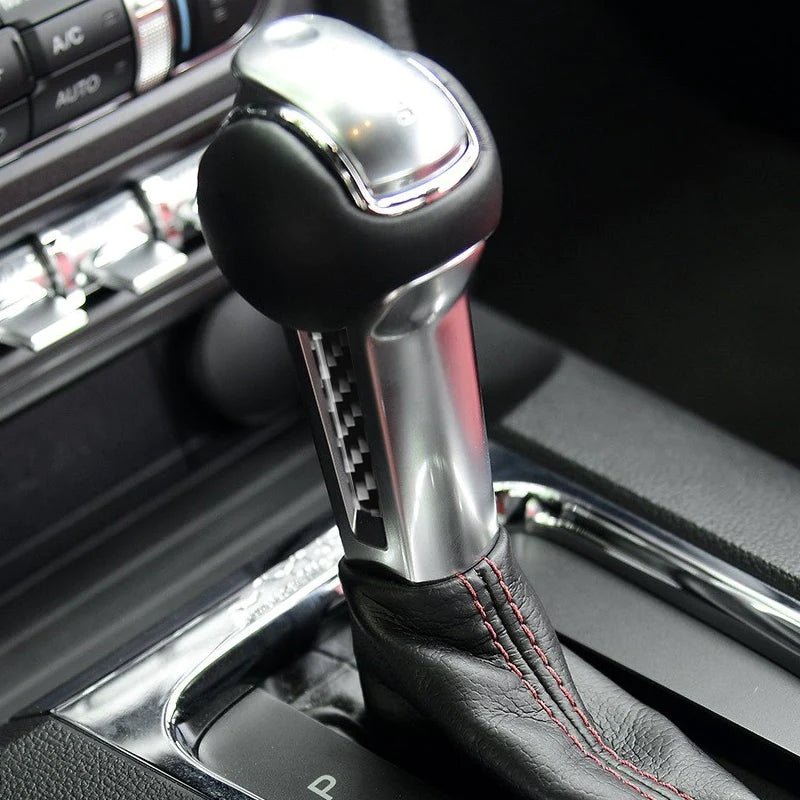 Load image into Gallery viewer, Ford Mustang (2015-2023) Carbon Fiber Gear Shift Knob Trim - FSPE