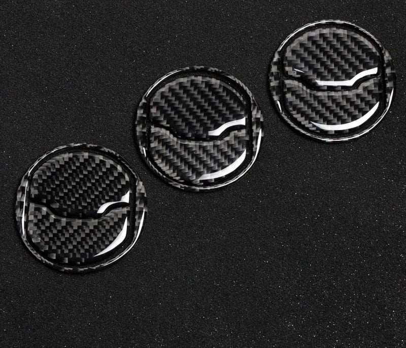 Load image into Gallery viewer, Ford Mustang (2015-2023) Carbon Fiber Mid Air Vent Outlet Trim - FSPE