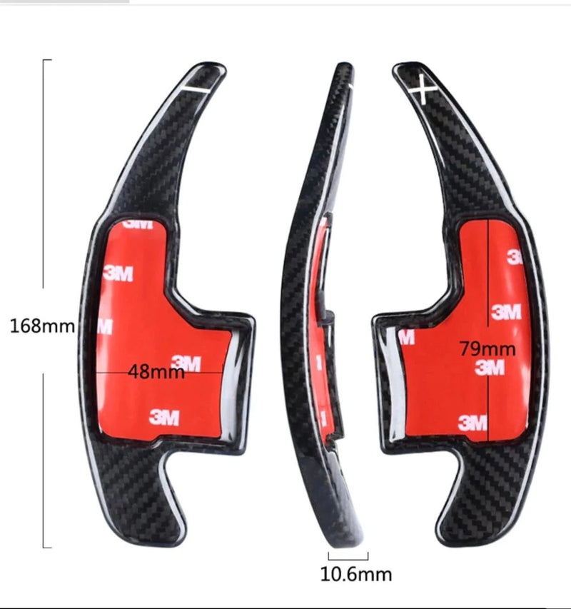 Load image into Gallery viewer, Ford Mustang (2015-2023) Carbon Fiber Paddle Shifters Trim - FSPE