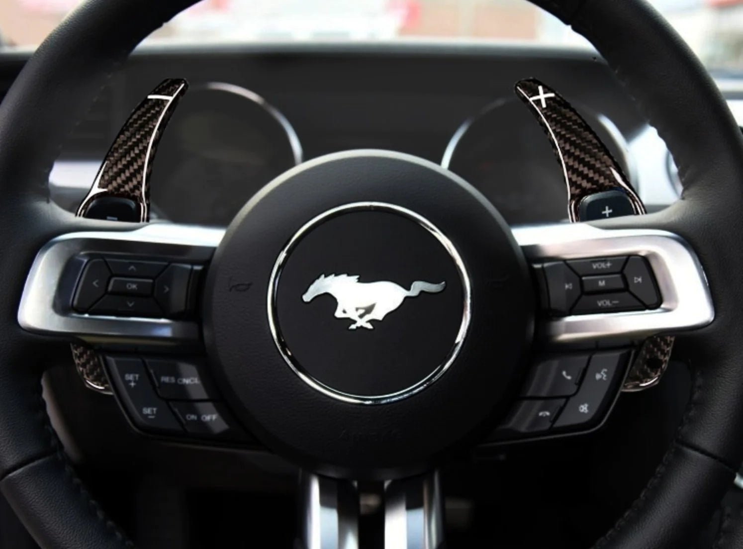 Ford Mustang (20152023) Carbon Fiber Paddle Shifters Trim FSPE