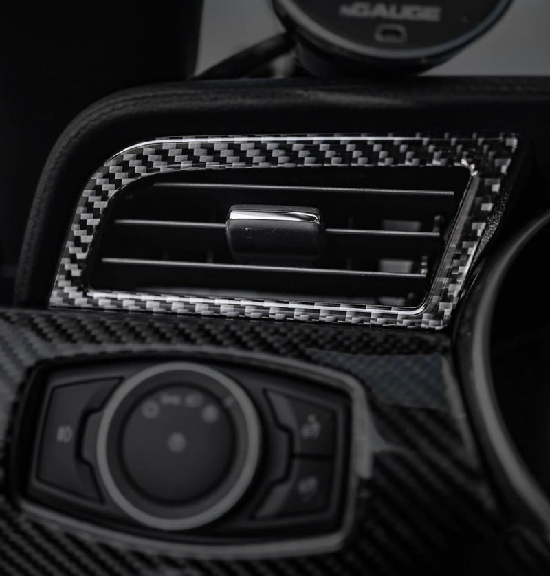 Load image into Gallery viewer, Ford Mustang (2015-2023) Carbon Fiber Side AC Outlet Trim - FSPE