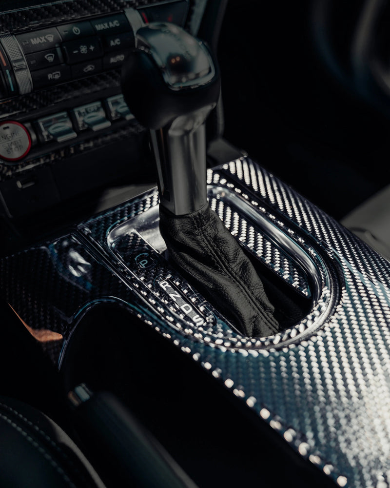 Load image into Gallery viewer, Ford Mustang (2015-2023) Carbon Fiber Side Full Center Console Trim - FSPE