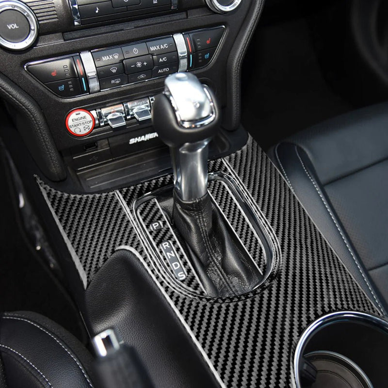 Load image into Gallery viewer, Ford Mustang (2015-2023) Carbon Fiber Side Full Center Console Trim - FSPE
