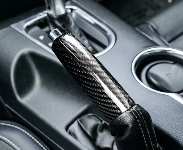 Load image into Gallery viewer, Ford Mustang (2015-2023) Full Replacement Carbon Fiber Handbrake - FSPE