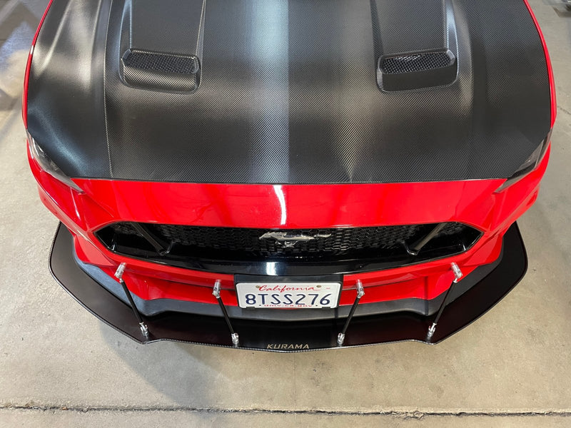 Load image into Gallery viewer, Ford Mustang (2018-2021) Front Splitter V1 Chassis Mounted - FSPE