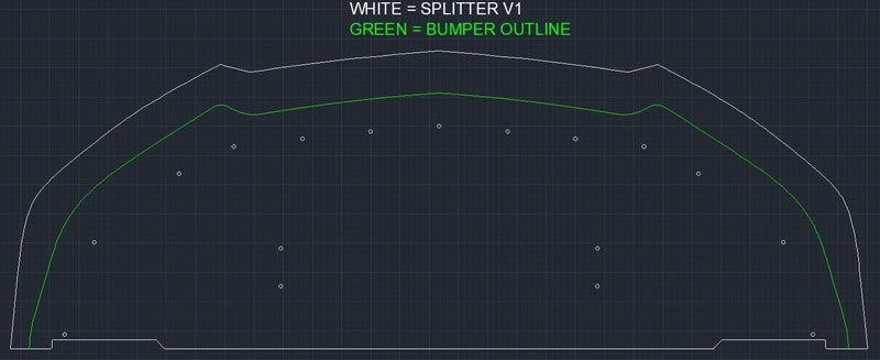Load image into Gallery viewer, Ford Mustang (2018-2021) Front Splitter V1 Chassis Mounted - FSPE