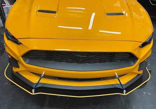 Ford Mustang (2018-2021) Front Splitter V2 Chassis Mounted - FSPE