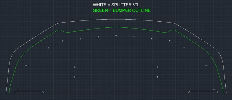 Load image into Gallery viewer, Ford Mustang (2018-2021) Front Splitter V3 Chassis Mounted - FSPE
