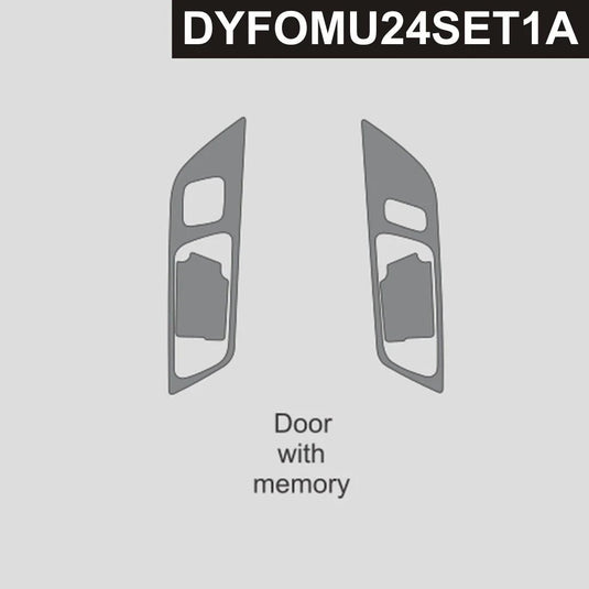 Ford Mustang S650 2024+ Carbon Fiber Door Handle Trim Kit - FSPE