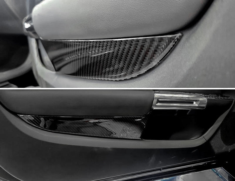 Load image into Gallery viewer, Ford Mustang S650 2024+ Carbon Fiber Door Panel Trim Kit - FSPE
