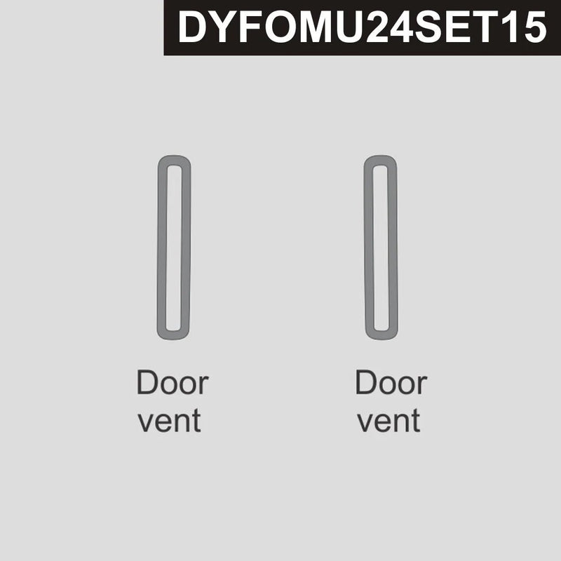 Load image into Gallery viewer, Ford Mustang S650 2024+ Carbon Fiber Door Vents Trim Kit - FSPE