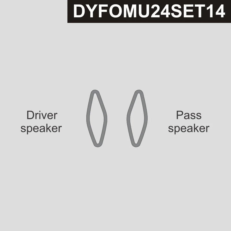 Load image into Gallery viewer, Ford Mustang S650 2024+ Carbon Fiber Front Pillars Speakers Trim - FSPE