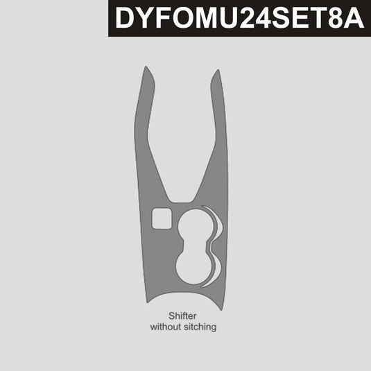 Ford Mustang S650 2024+ Carbon Fiber Full Center Console Shifter Trim Kit - FSPE