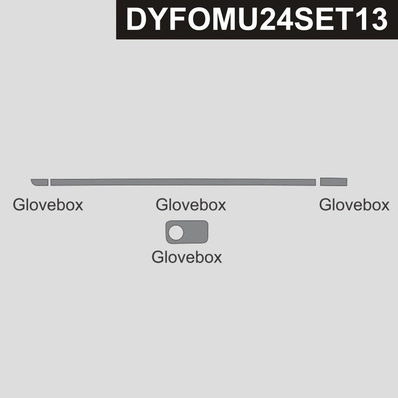 Load image into Gallery viewer, Ford Mustang S650 2024+ Carbon Fiber Glove Box Line And Handle Trim - FSPE