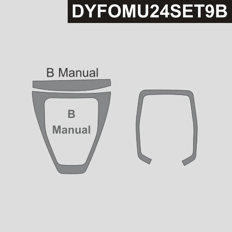 Load image into Gallery viewer, Ford Mustang S650 2024+ Carbon Fiber Shifter Plate Trim - FSPE