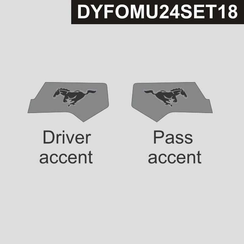 Load image into Gallery viewer, Ford Mustang S650 2024+ Carbon Fiber Side Panel Overlay Trim - FSPE