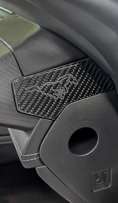 Ford Mustang S650 2024+ Carbon Fiber Side Panel Overlay Trim - FSPE