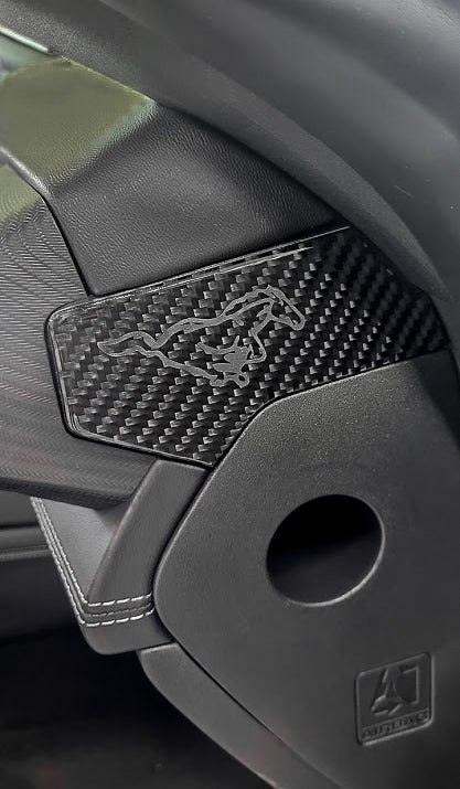 Load image into Gallery viewer, Ford Mustang S650 2024+ Carbon Fiber Side Panel Overlay Trim - FSPE
