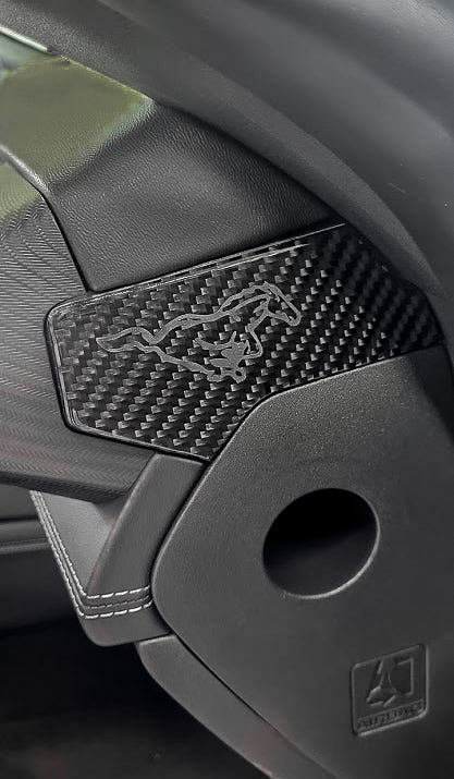 Load image into Gallery viewer, Ford Mustang S650 2024+ Carbon Fiber Side Panel Overlay Trim - FSPE
