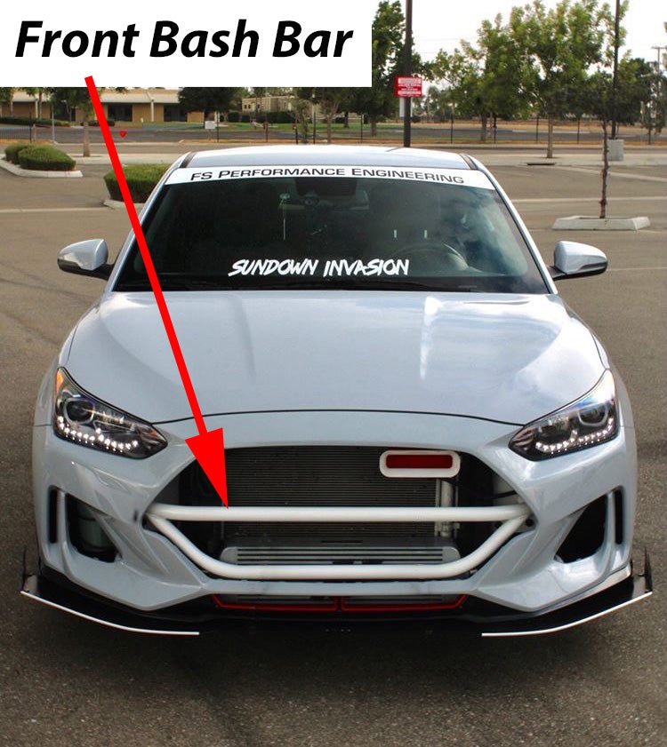 Load image into Gallery viewer, FRONT BASH BAR V1 for Hyundai Veloster Gen 2 (2019+) - FSPE
