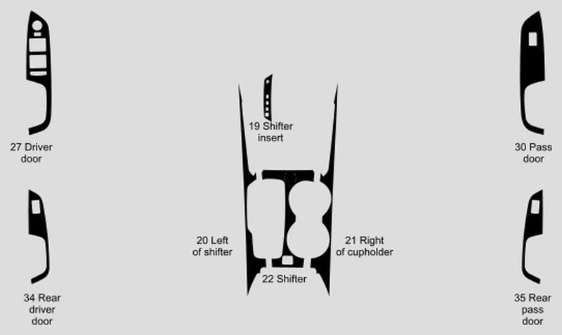 Load image into Gallery viewer, GMC Terrain (2010-2016) Carbon Fiber Full Set Trims - FSPE