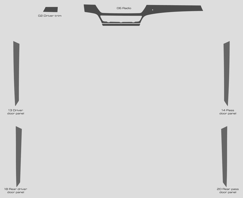 Load image into Gallery viewer, Honda Accord (2018-2020) Carbon Fiber Full Set Trims - FSPE