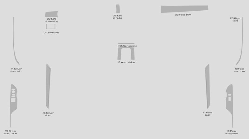 Load image into Gallery viewer, Honda Civic Coupe (2016-2020) Carbon Fiber Full Set Trims - FSPE