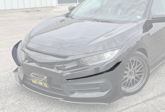 Honda Civic LX Gen 10 (2016-2020) Canards - FSPE