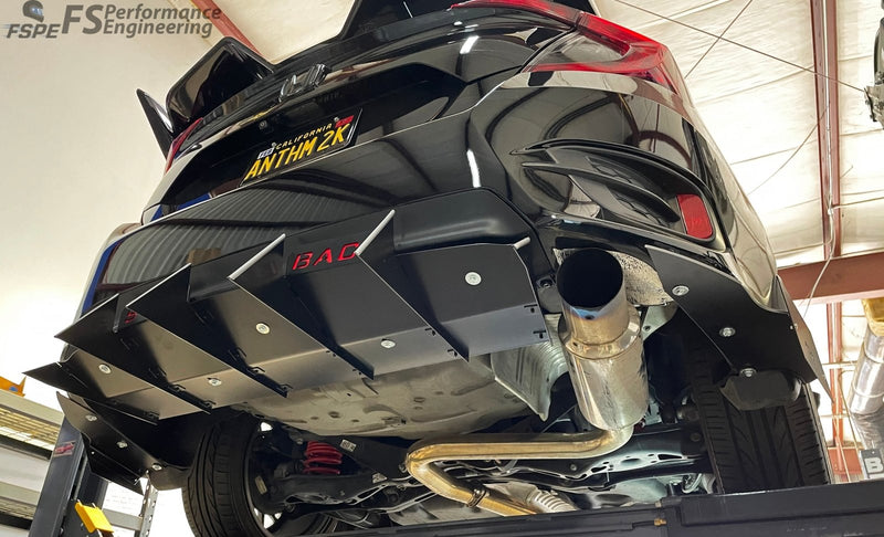 Load image into Gallery viewer, Honda Civic LX Gen 10 (2016-2020) Rear Diffuser - FSPE