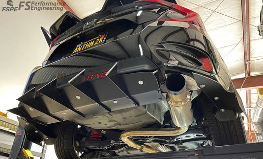 Honda Civic LX Gen 10 (2016-2020) Rear Diffuser - FSPE